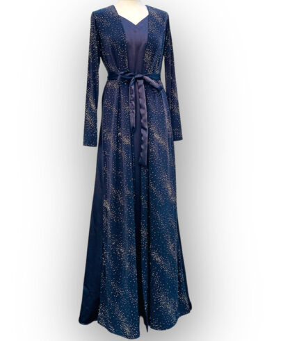 Hand embroidered maxi